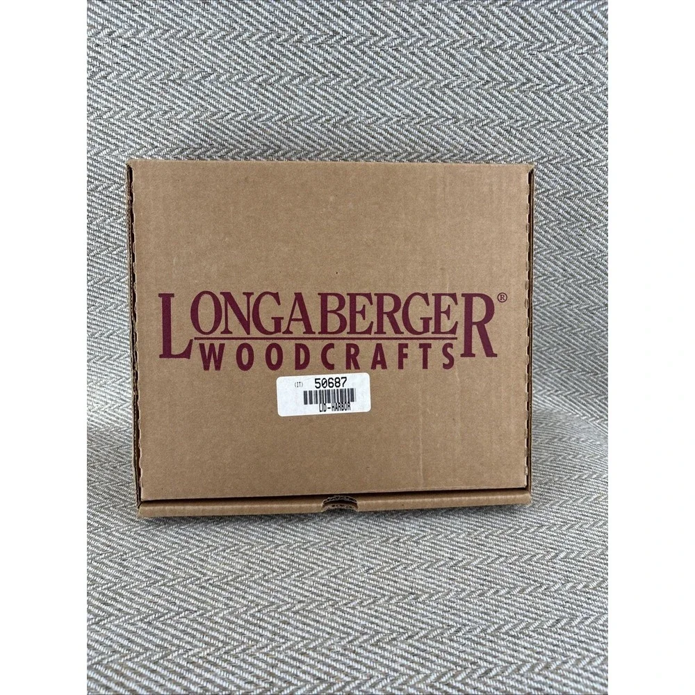 Longaberger 1998 Collector's Club Harbor Basket Protector & Lid